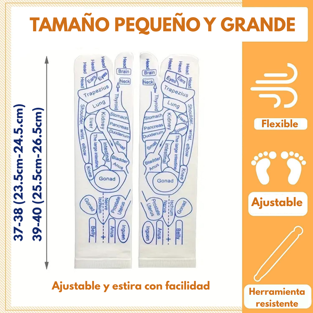 Medias de Alivio para Pies + Lapiz Para Masajes